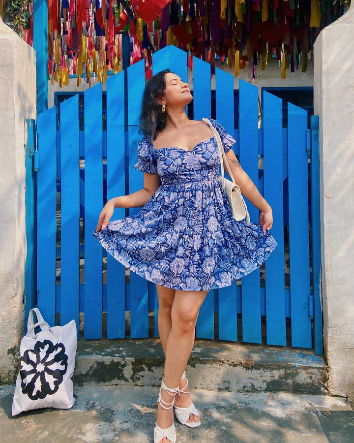 Blue Me Away Dress