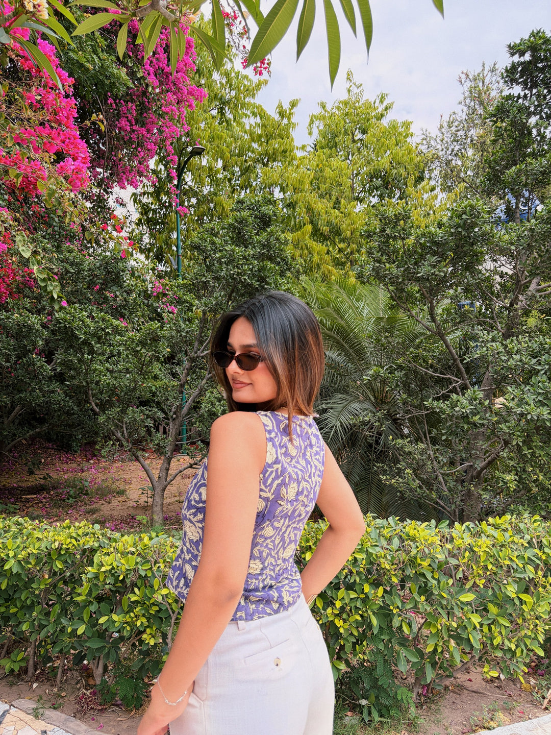 Orchid Tie Up Top