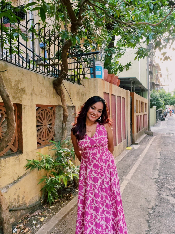 Sun meets Sea Dress - Pink