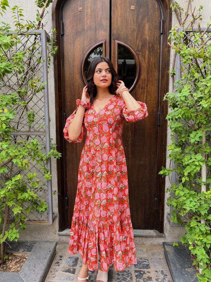 Tangerine dress