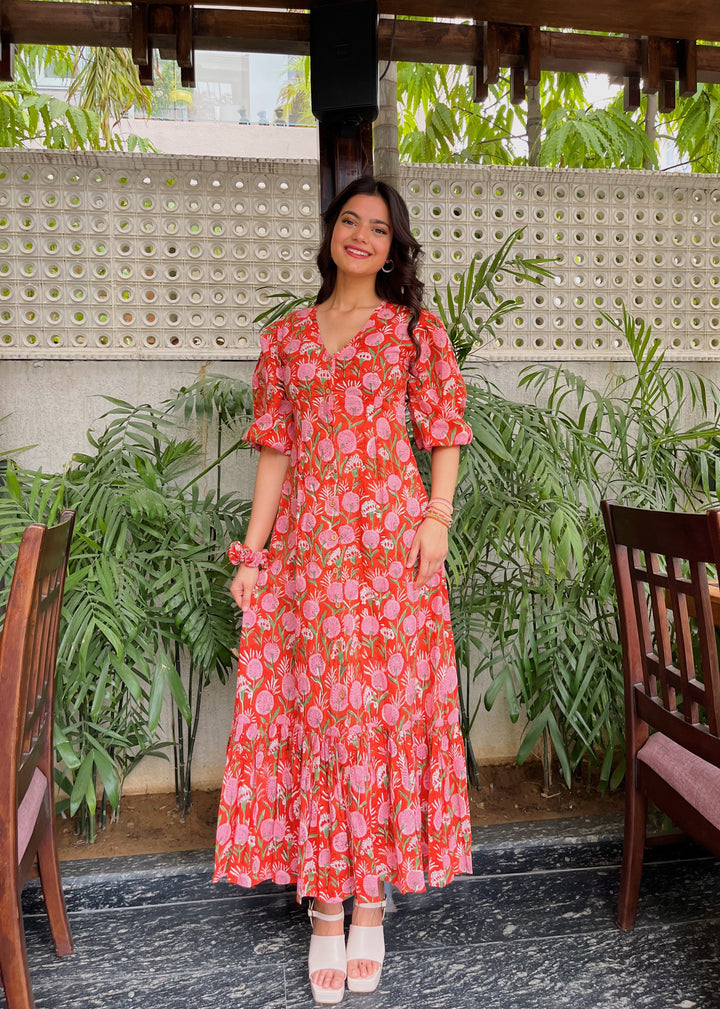 Tangerine dress