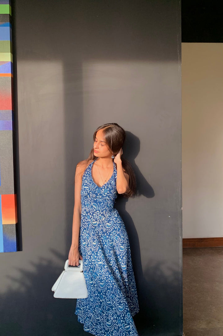 Sun meets Sea Dress - blue