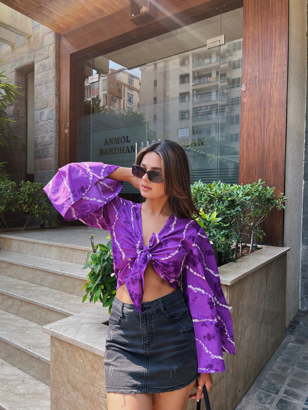 Violet Vibe Top