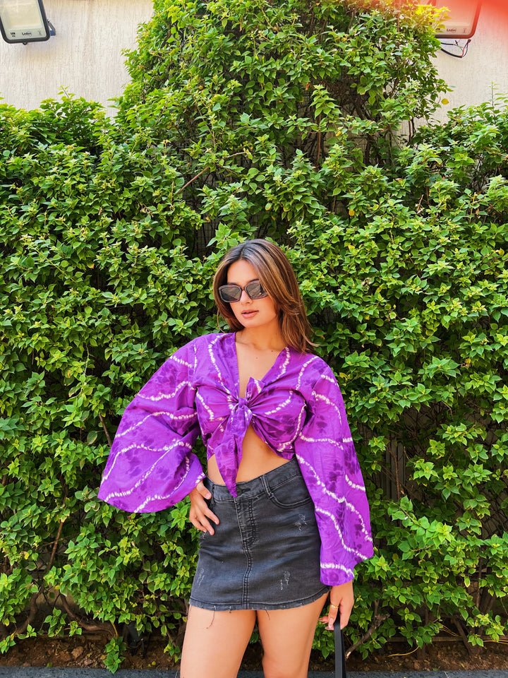 Violet Vibe Top